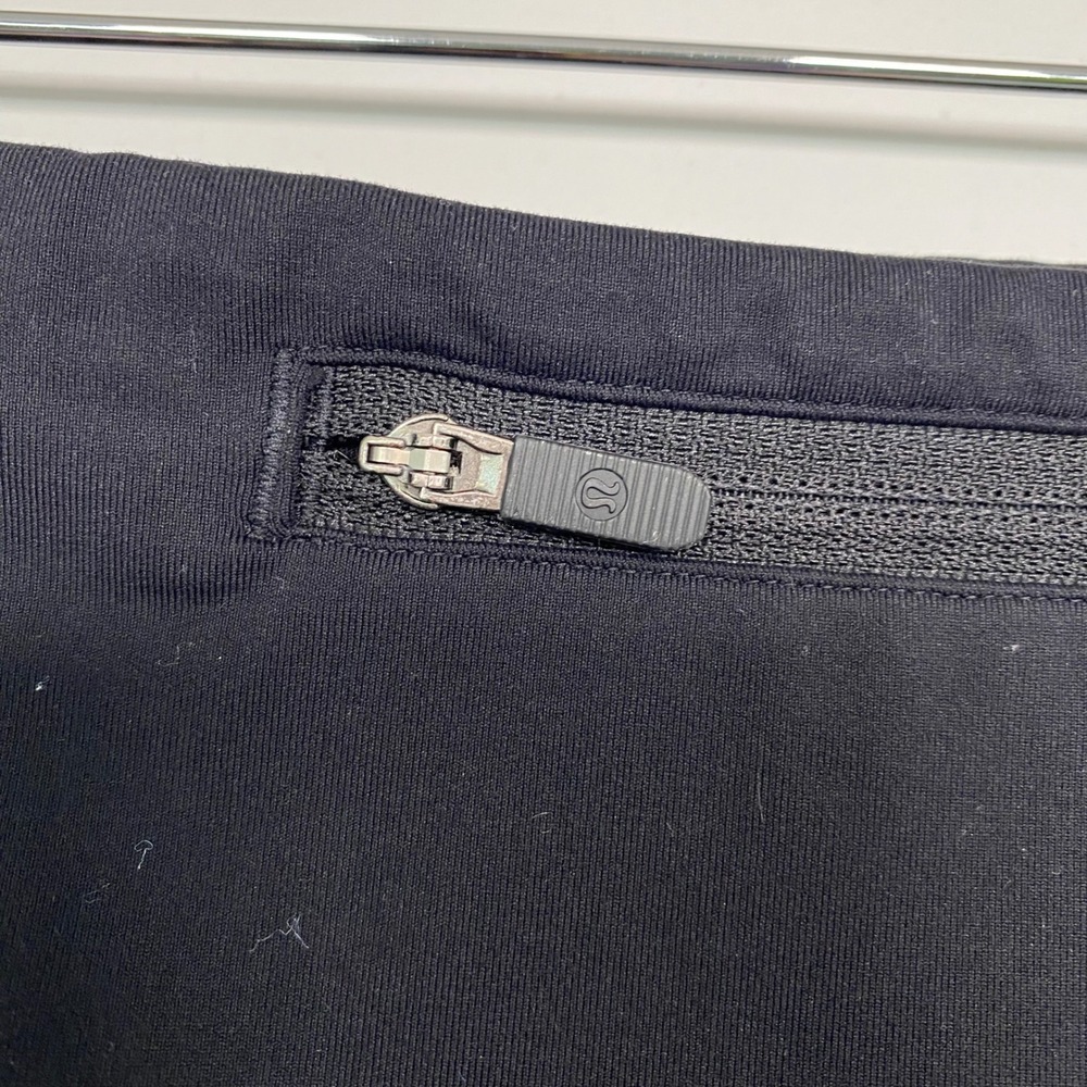 Lululemon Womens Speed Up Shorts 8 Black Lined Running Athletic 4 Inch Inseam - Picture 3 of 13